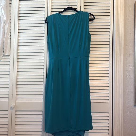 Lane Bryant Teal Dress with Ruching at the front - Picture 5 of 5